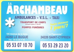 ARCHAMBEAU AMBULANCES