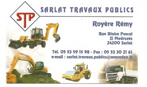 SARLAT TRAVAUX PUBLICS - Royère Rémy