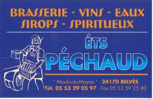 PECHAUD - Brasserie - Vins - Eaux