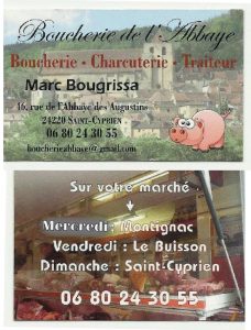 BOUCHERIE DE L'ABBAYE Marc Bougrissa