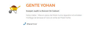 GENTE Yohan - Installations