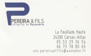 PEREIRA & Fils Maçonnerie